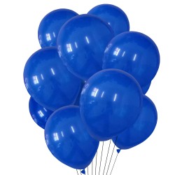 Balony lateksowe 10" 25cm granatowy vintage