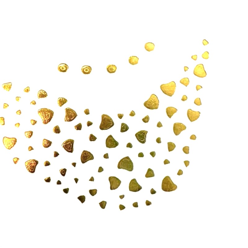 Flash tattoo złota henna złoty tatuaże floral boho