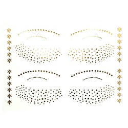 Flash tattoo złota henna złoty tatuaże floral boho