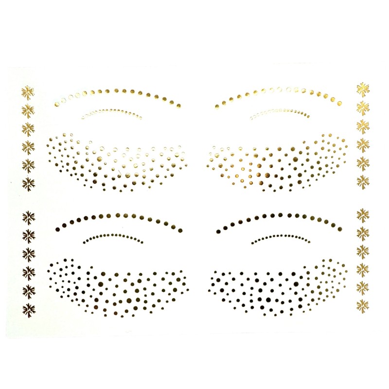 Flash tattoo złota henna złoty tatuaże floral boho