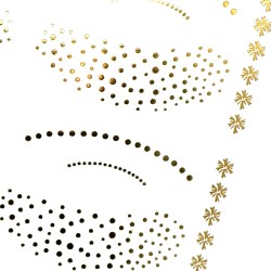 Flash tattoo złota henna złoty tatuaże floral boho