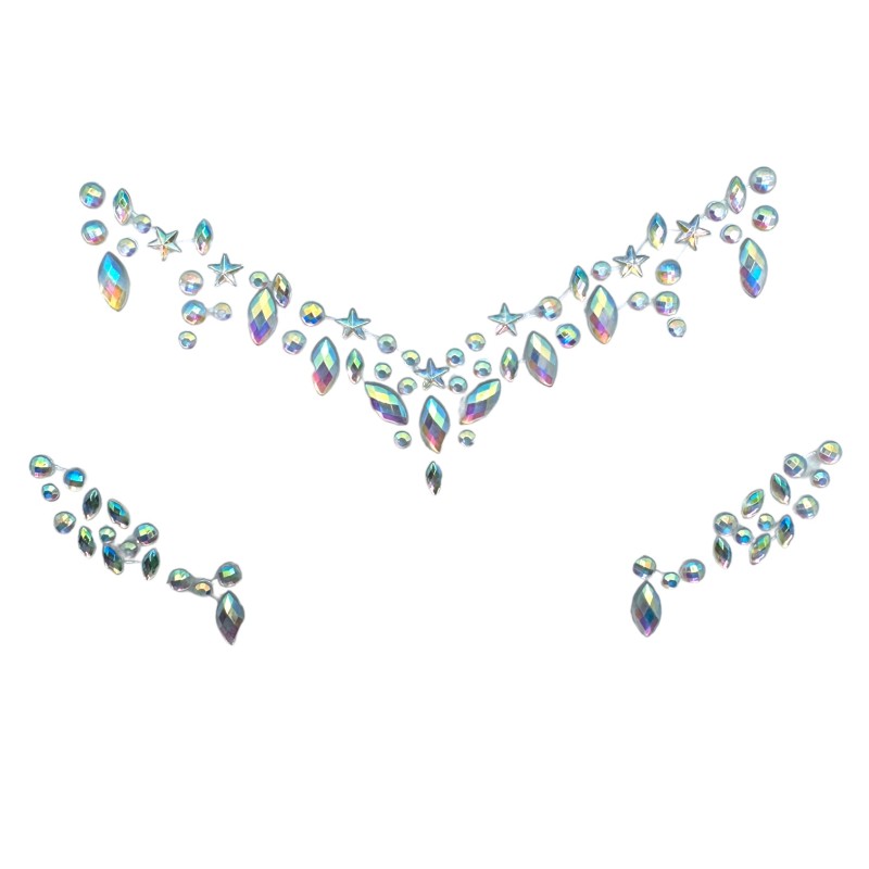 Kryształki na twarz Glow in the Dark FaceGem zestaw UV