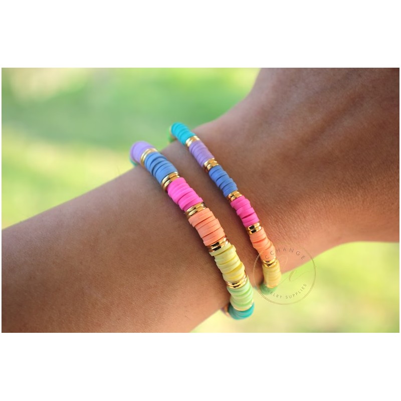 Koraliki 6mm kolorowe kółka