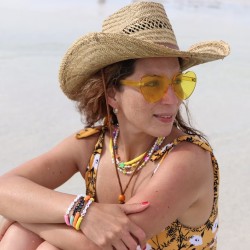 Koraliki 6mm różowe kółka