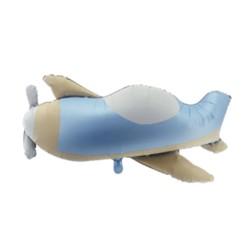 Balon foliowy matowy Samolot 78x42cm