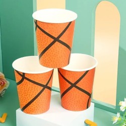 Kubeczki papierowe sport koszykówka 6szt