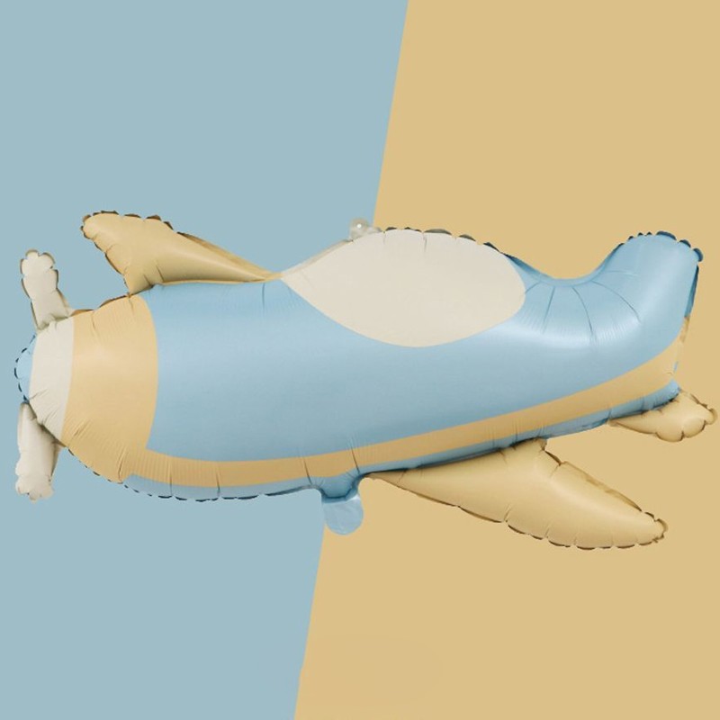Balon foliowy matowy Samolot 78x42cm