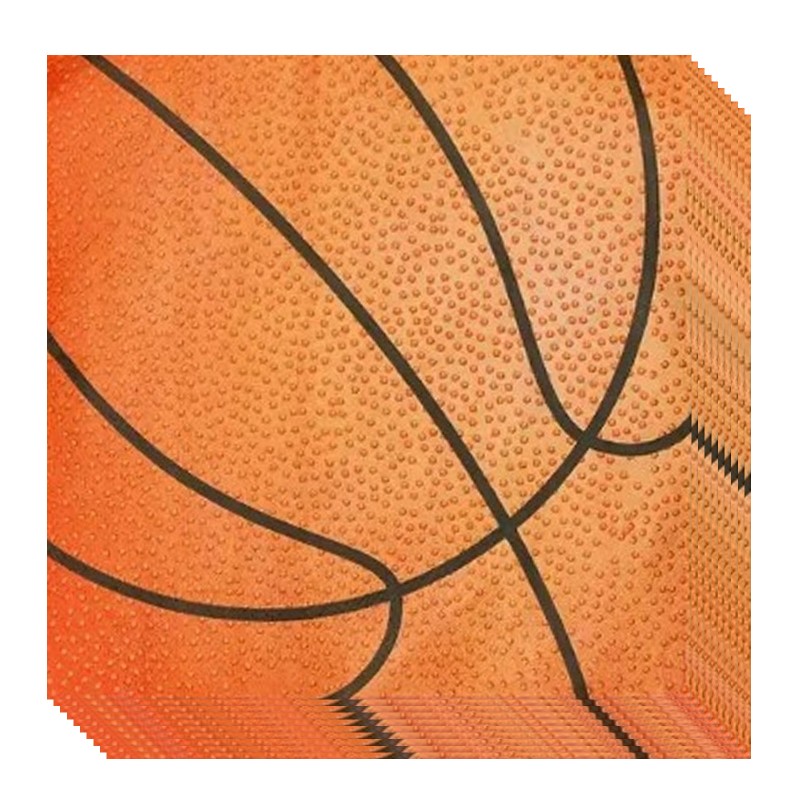 Talerzyki kubeczki serwetki papierowe zestaw imprezowy koszykówka sport