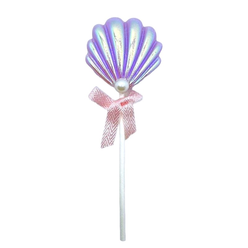 Topper Dekoracja Muszla Syrenka z Perłą 12cm
