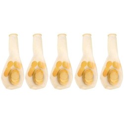 Girlanda Happy Birthday czarna napis baner balony