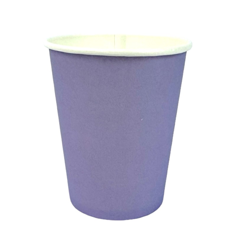 Zestaw imprezowy Fioletowe Kubeczki Talerzyki papierowe Lawendowe