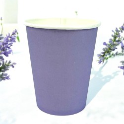 Fioletowe kubeczki papierowe 6szt.