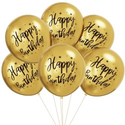 Zestaw złotych balonów 6...
