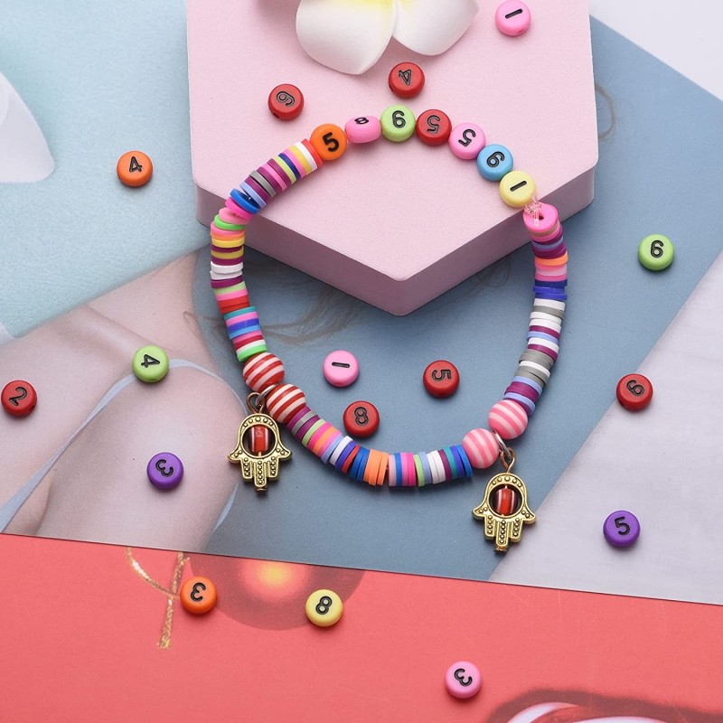 Koraliki 6mm różowe kółka