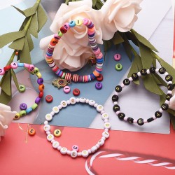 Koraliki 6mm różowe kółka