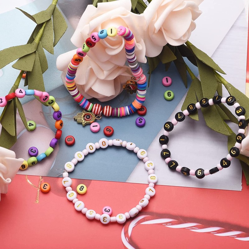 Koraliki 6mm różowe kółka