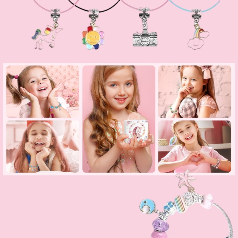 Koraliki do robienia bransoletek BOX Unicorn