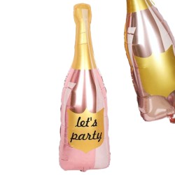 Balon foliowy butelka rose...