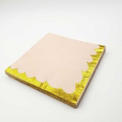 Serwetki Papierowe Kremowe Złoty Retro 10 szt.