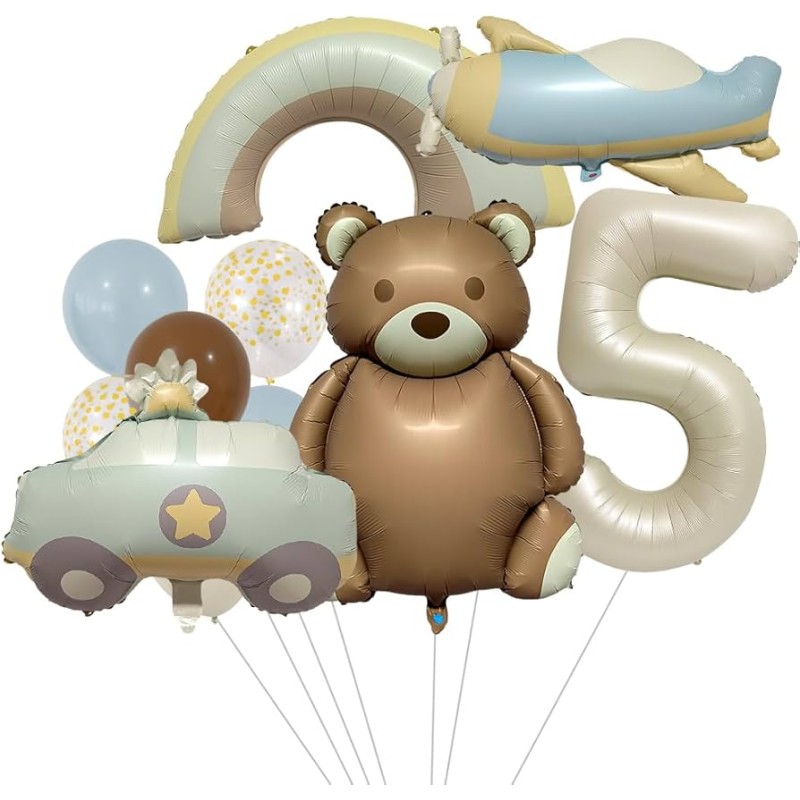 Zestaw Miś pastel retro boho