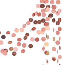 Girlanda 4m złoty róż...