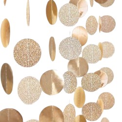 Girlanda 4m szampański róż...