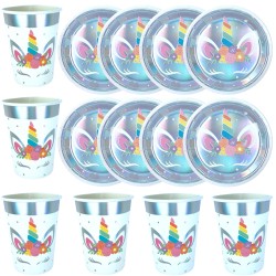 Zestaw kubeczki i talerzyki...