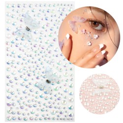 Kryształki motylki FaceGem