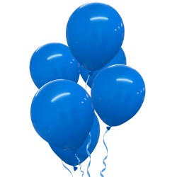 Balony lateksowe gładkie niebieskie 12" 30cm