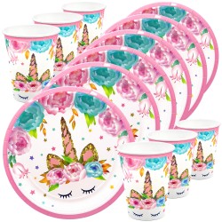 Zestaw kubeczki talerzyki...