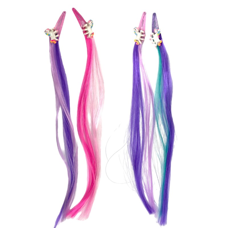 Spinka kolorowe włosy Jednorożec