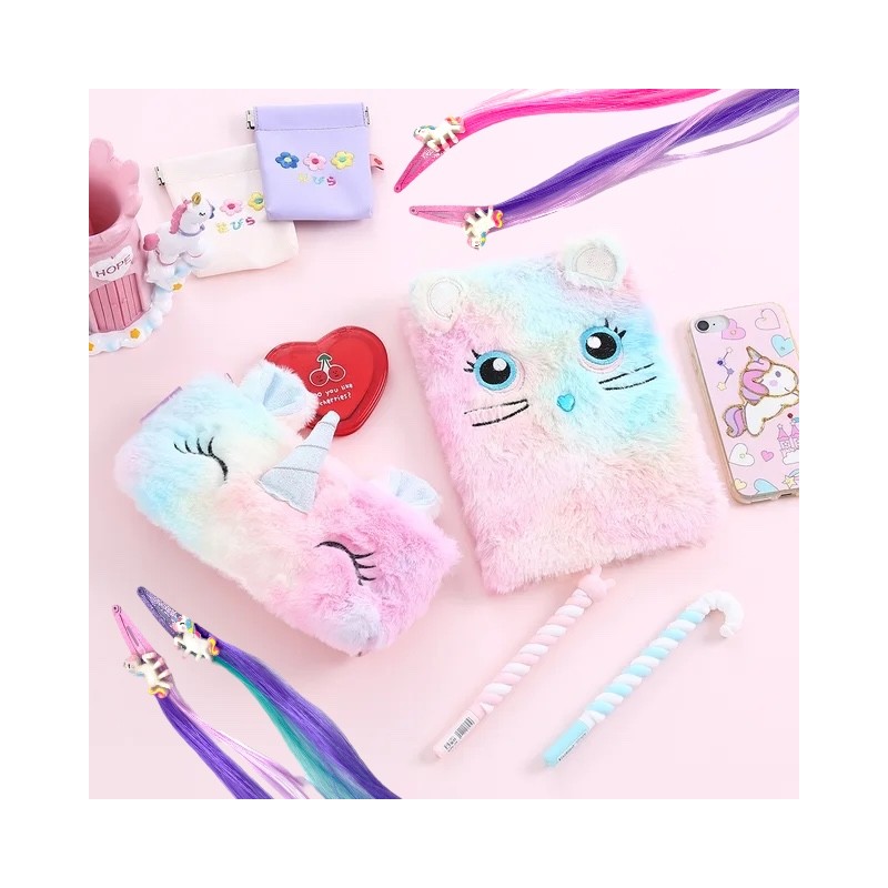 Spinka kolorowe włosy Jednorożec