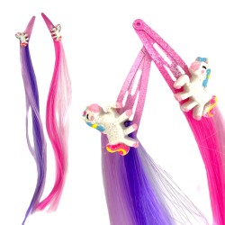 Spinka kolorowe włosy Jednorożec