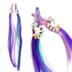 Spinka kolorowe włosy Jednorożec