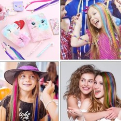 Spinka kolorowe włosy Jednorożec