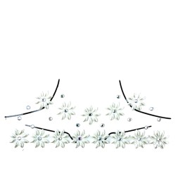 Kryształki Naklejki Tatuaż Diamentowy Hoker na szyję FaceGem