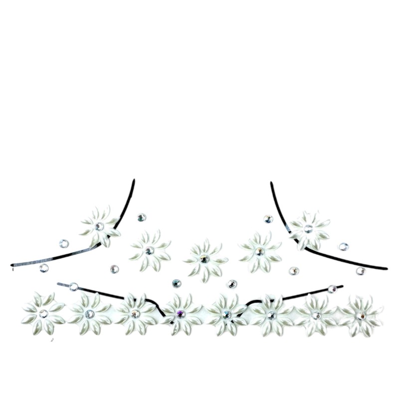 Kryształki Naklejki Tatuaż Diamentowy Hoker na szyję FaceGem