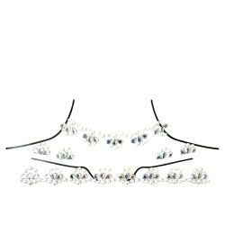 Kryształki Naklejki Tatuaż Diamentowy Hoker na szyję FaceGem