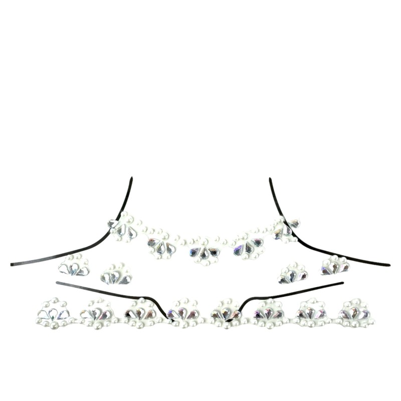 Kryształki Naklejki Tatuaż Diamentowy Hoker na szyję FaceGem