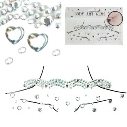 Kryształki Naklejki Tatuaż Diamentowy Hoker na szyję FaceGem