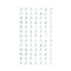 Naklejki kryształki HQ gwiazdki holo DIY