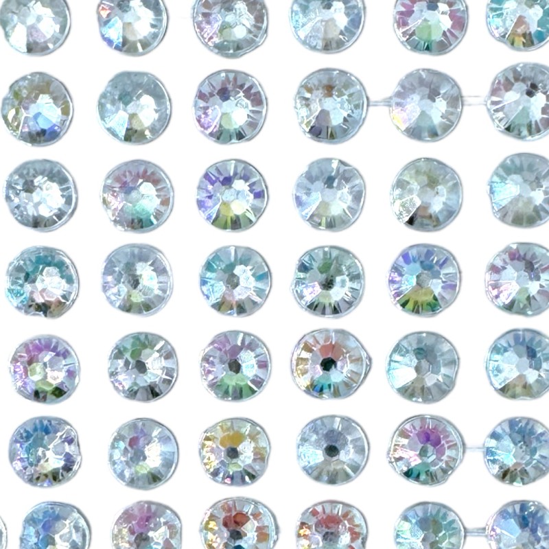 Kryształki Samoprzylepne DIY HOLO 7mm 120 szt.