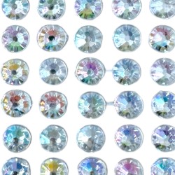 Kryształki Samoprzylepne DIY HOLO 7mm 120 szt.