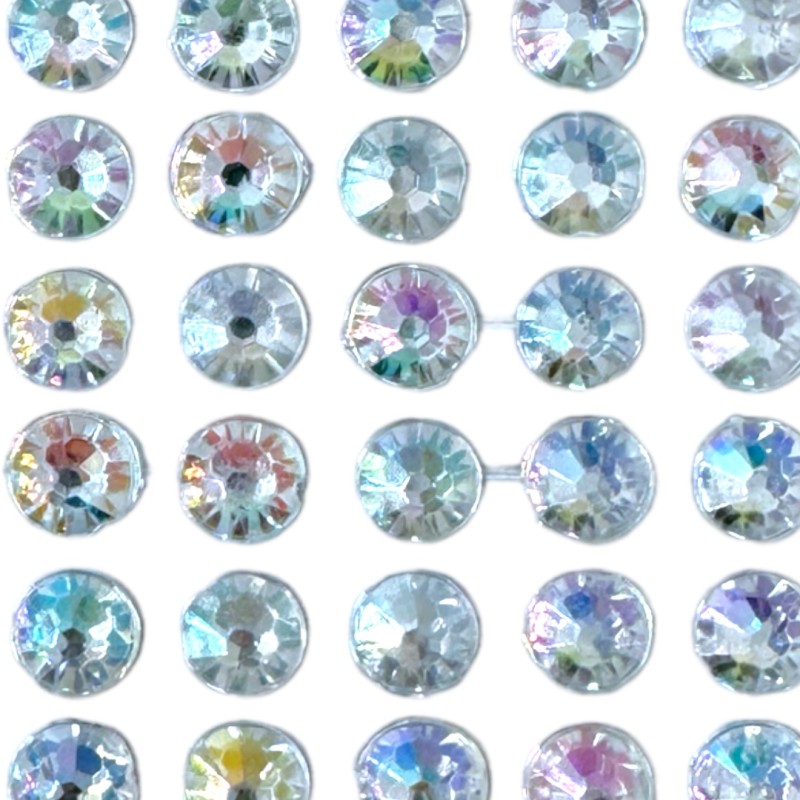 Kryształki Samoprzylepne DIY HOLO 7mm 120 szt.