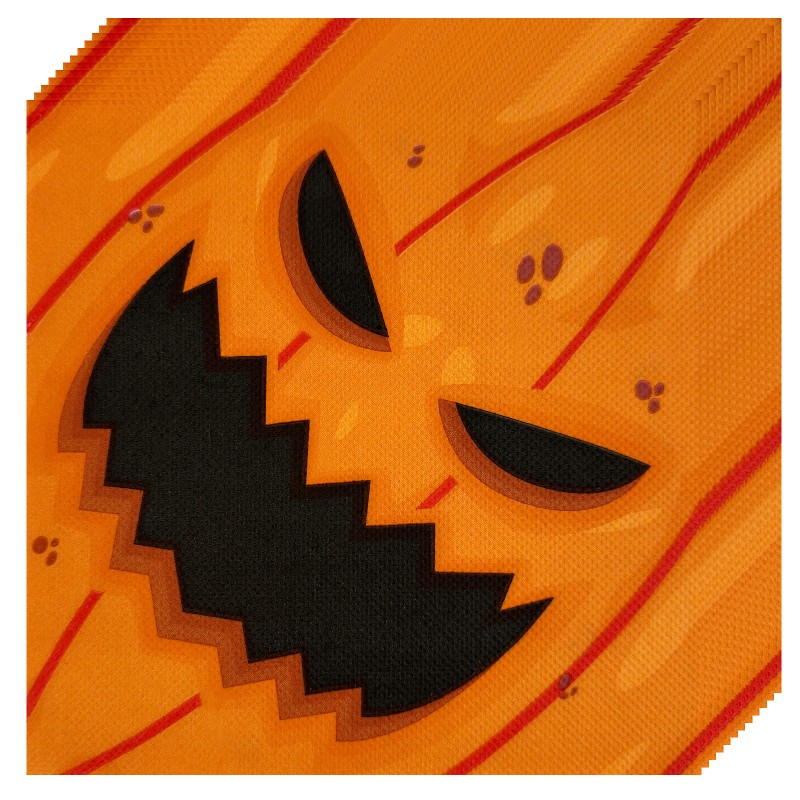 Serwetki Halloween Dynia pomarańczowe papierowe 12szt
