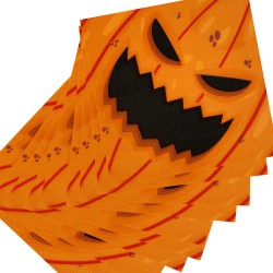 Serwetki Halloween Dynia pomarańczowe papierowe 12szt