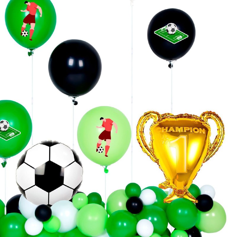 Girlanda Sport Balony Piłka Nożna z Pucharem 41szt