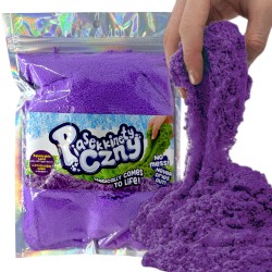 Piasek kinetyczny rosnący chmurka lawa Puszysty Fluffy