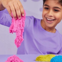 Piasek kinetyczny rosnący chmurka lawa Puszysty Fluffy