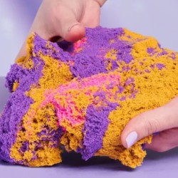 Piasek kinetyczny rosnący chmurka lawa Puszysty Fluffy